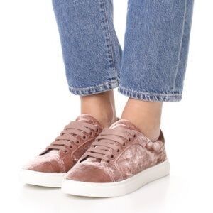 Rebecca Minkoff Bleecker Too Velvet Sneakers 8.5
